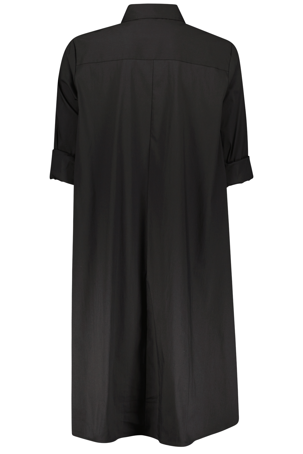 Baumwoll Long - Bluse CED3 schwarz