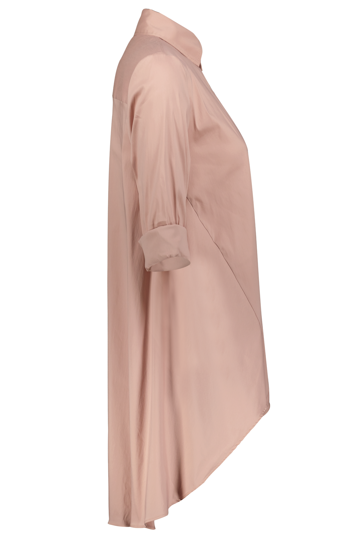 Baumwoll Long - Bluse CED3 rosa