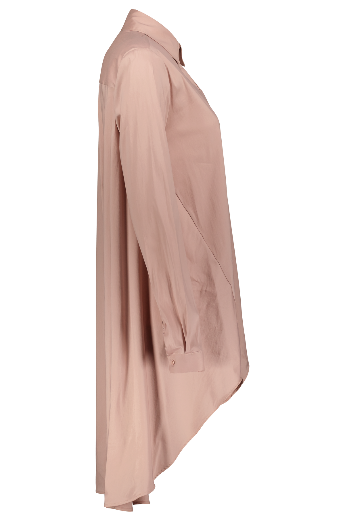 Baumwoll Long - Bluse CED3 rosa