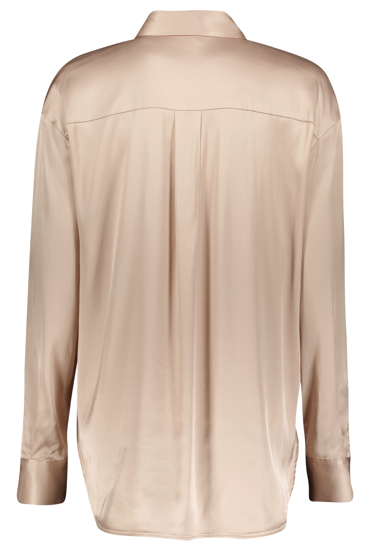 Viscose Satin Bluse CLP3 puder beige