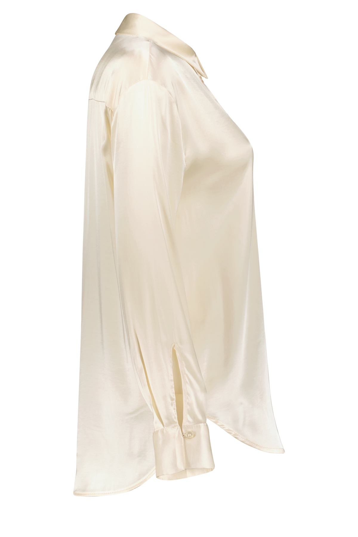 Viscose Satin Bluse CLP3 creme