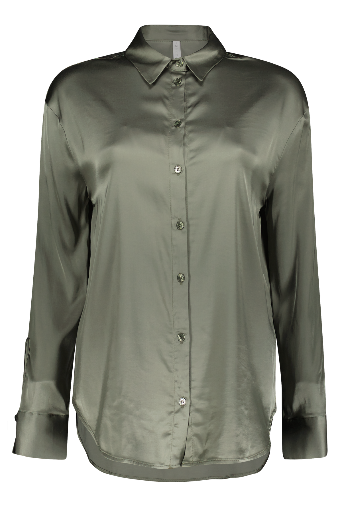 Viscose Satin Bluse CLP3 salbei
