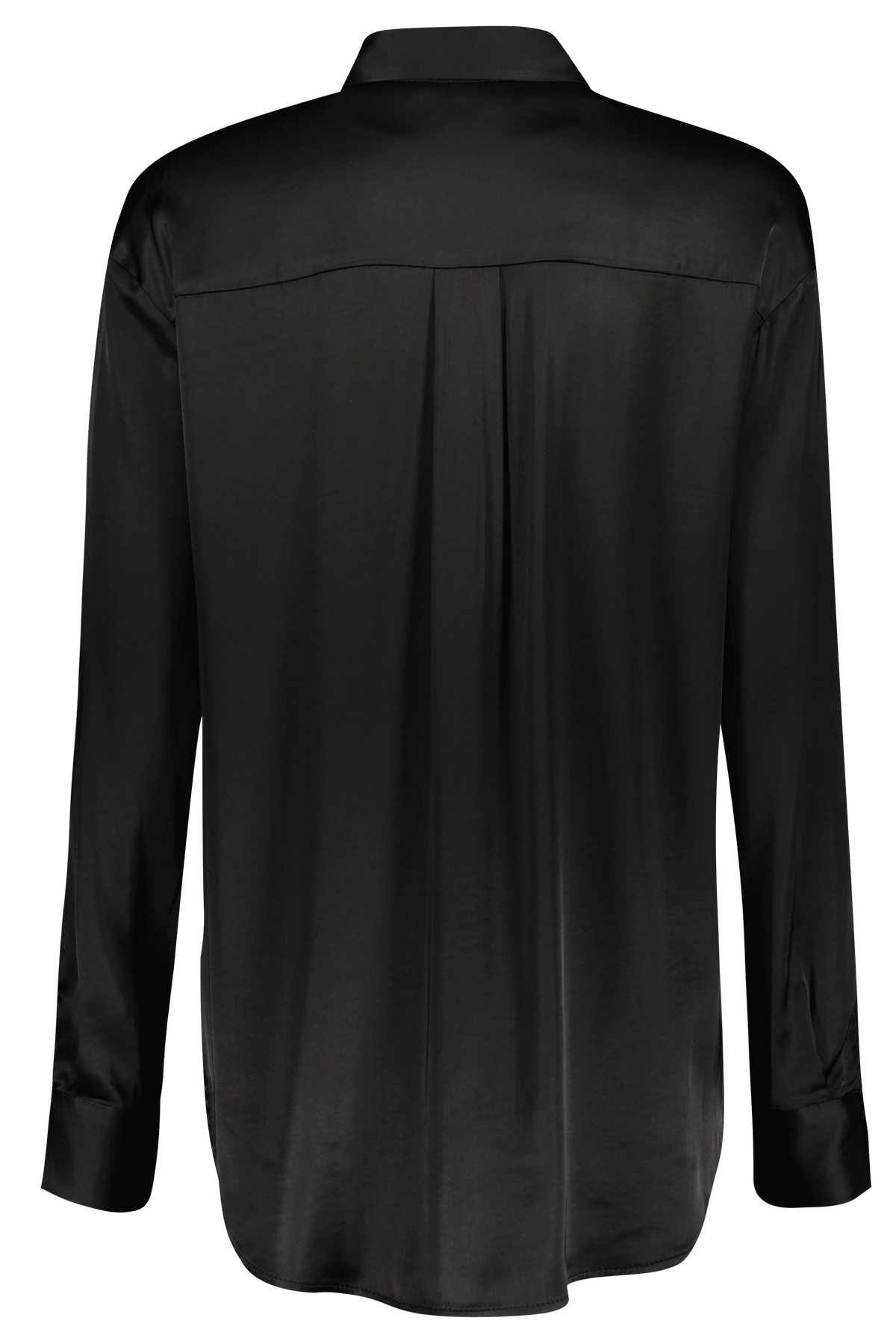 Viscose Satin Bluse CLP3 schwarz