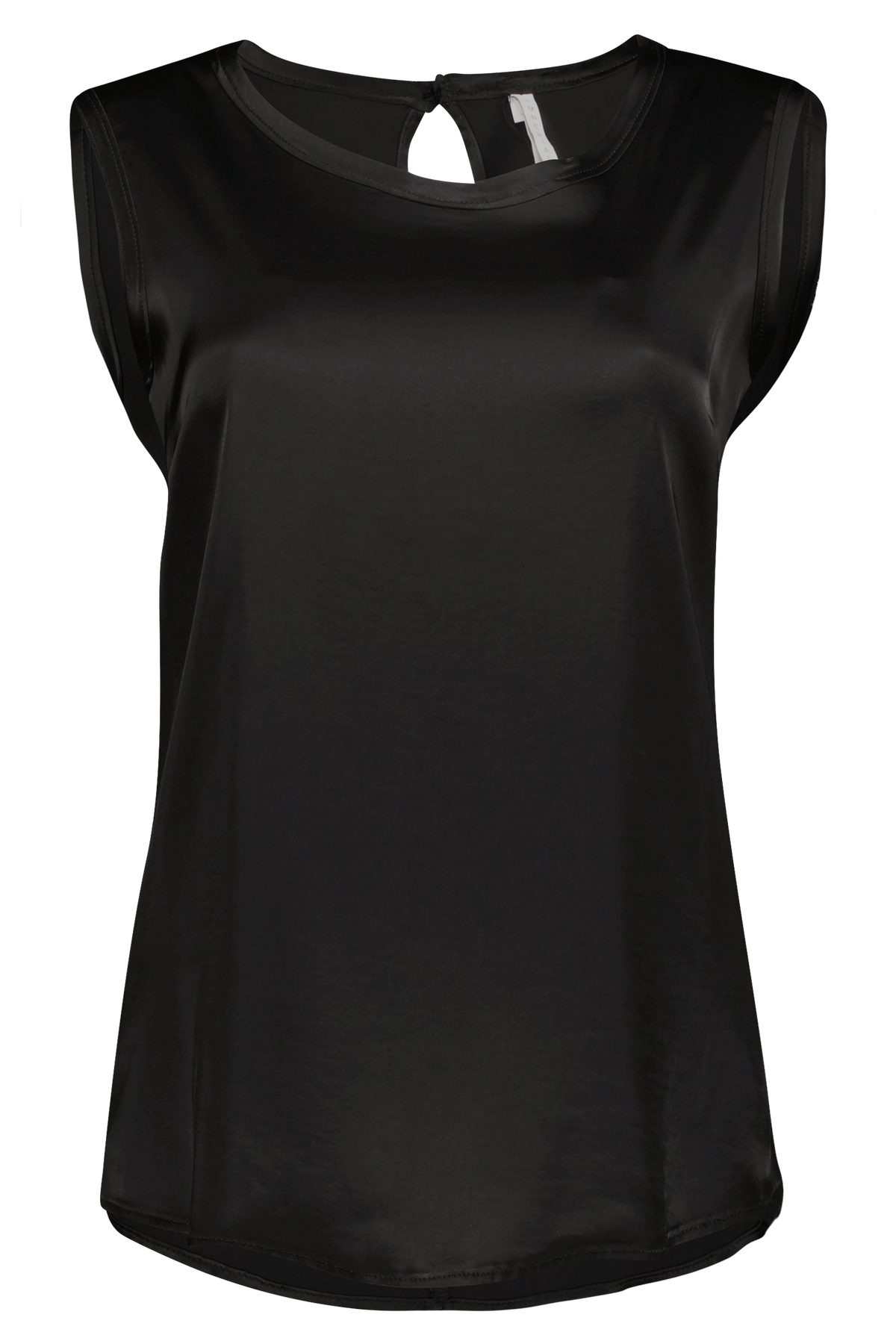 Viscose Satin Top RDE2 schwarz