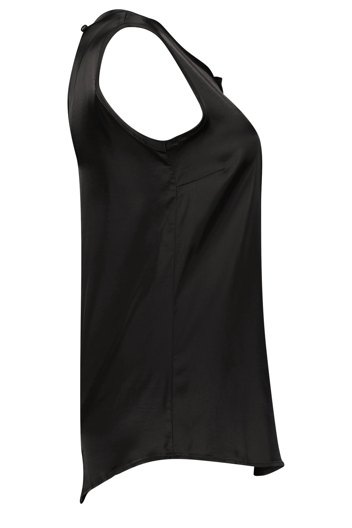 Viscose Satin Top RDE2 schwarz