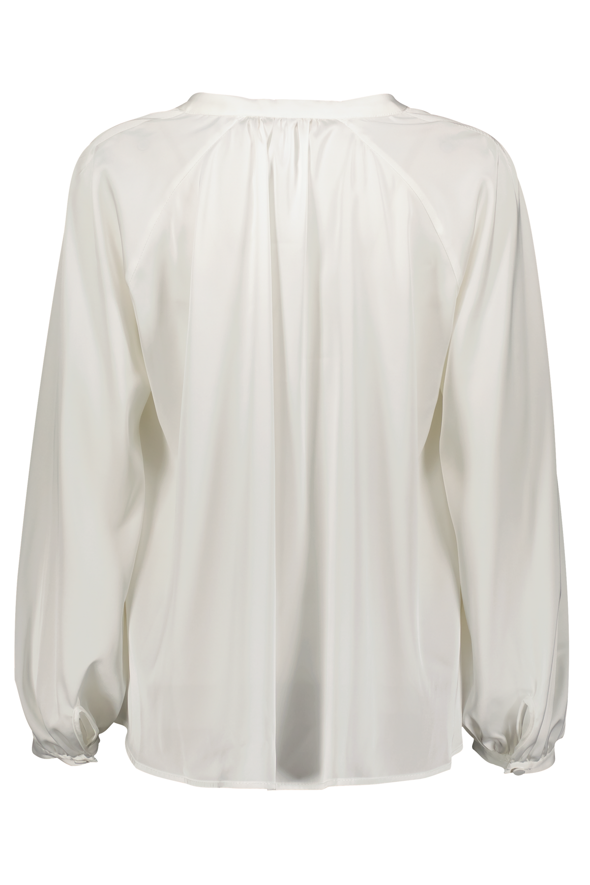 Satin Blusenshirt CMH2 wollweiß
