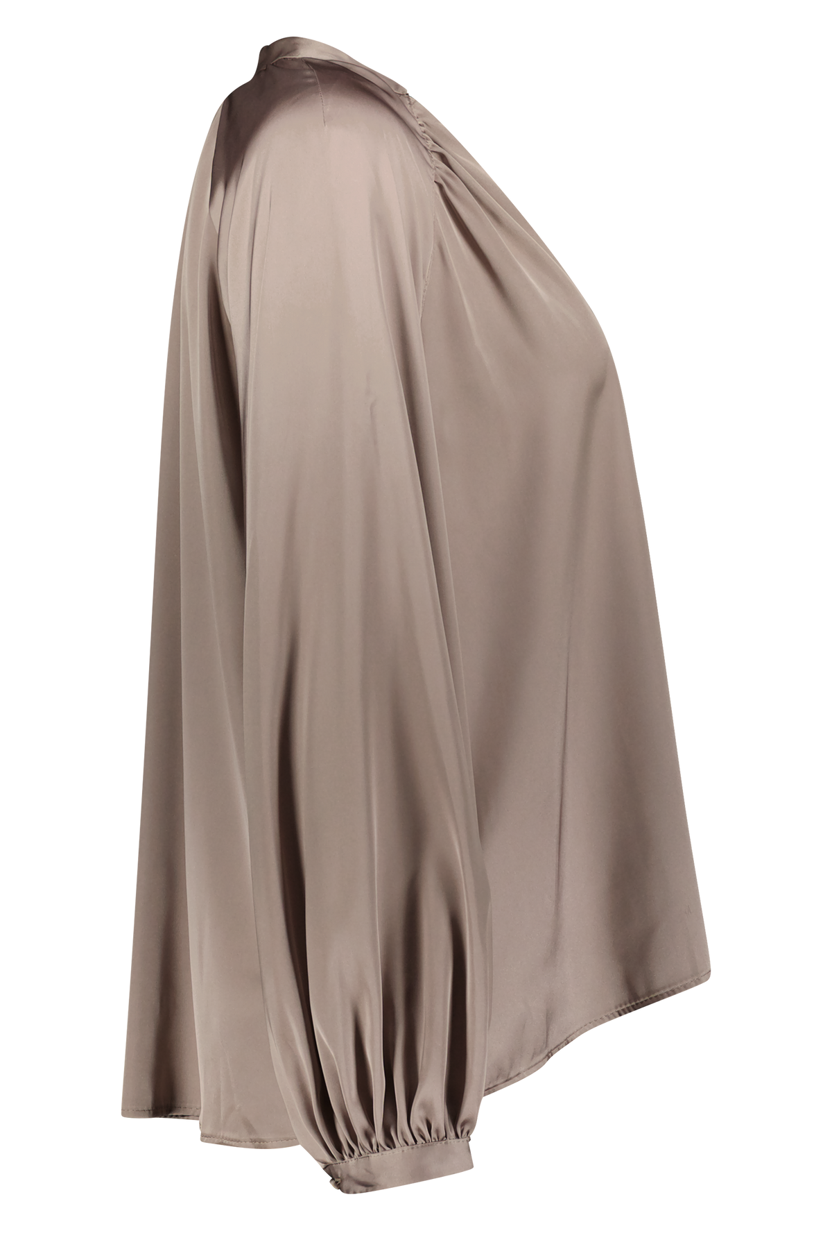 Satin Blusenshirt CMH2 taupe