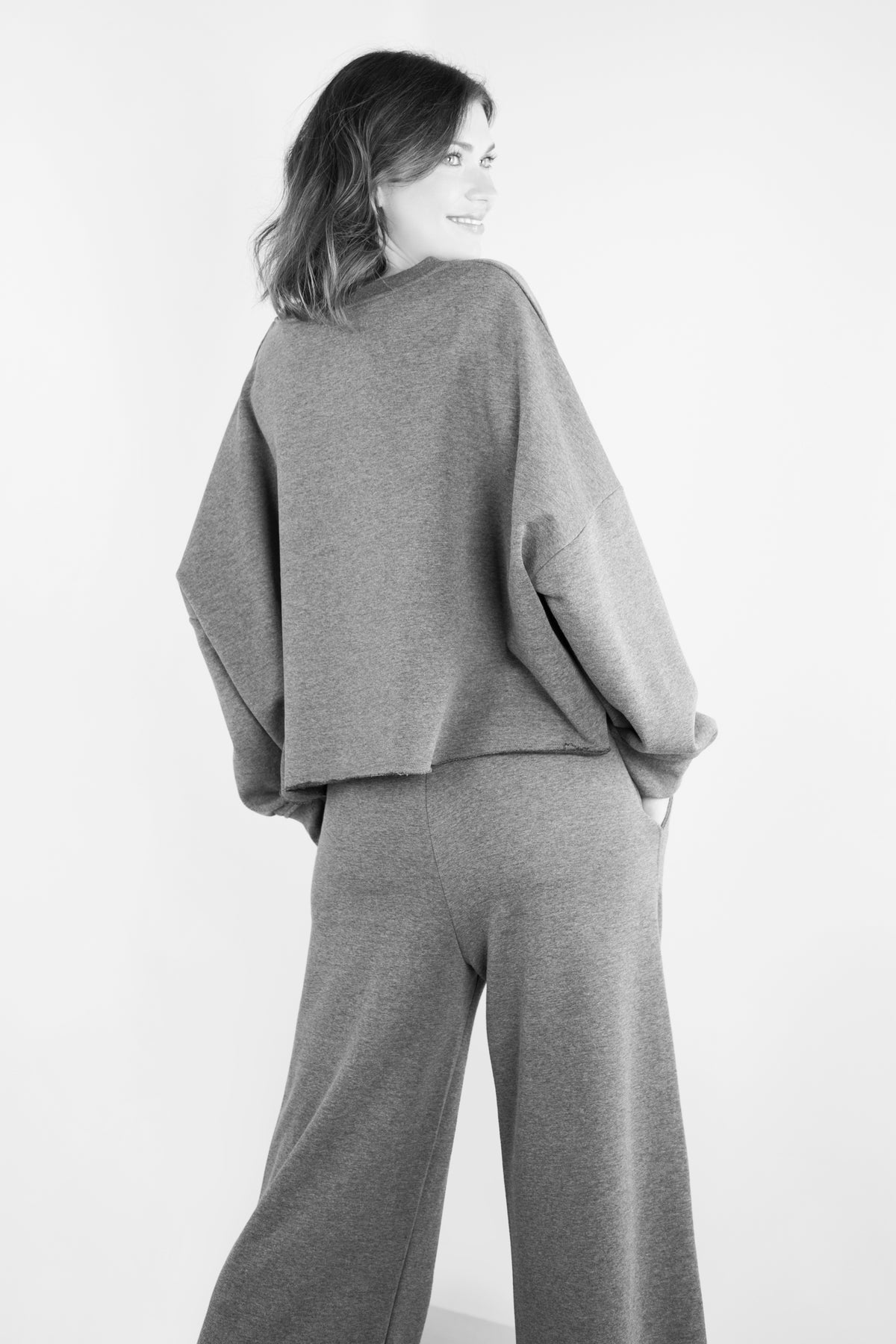 Sweatshirt Oversized schwarz